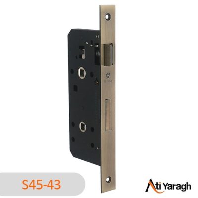 S45-43 قفل درب چوبی