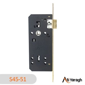 S45-51 قفل درب چوبی